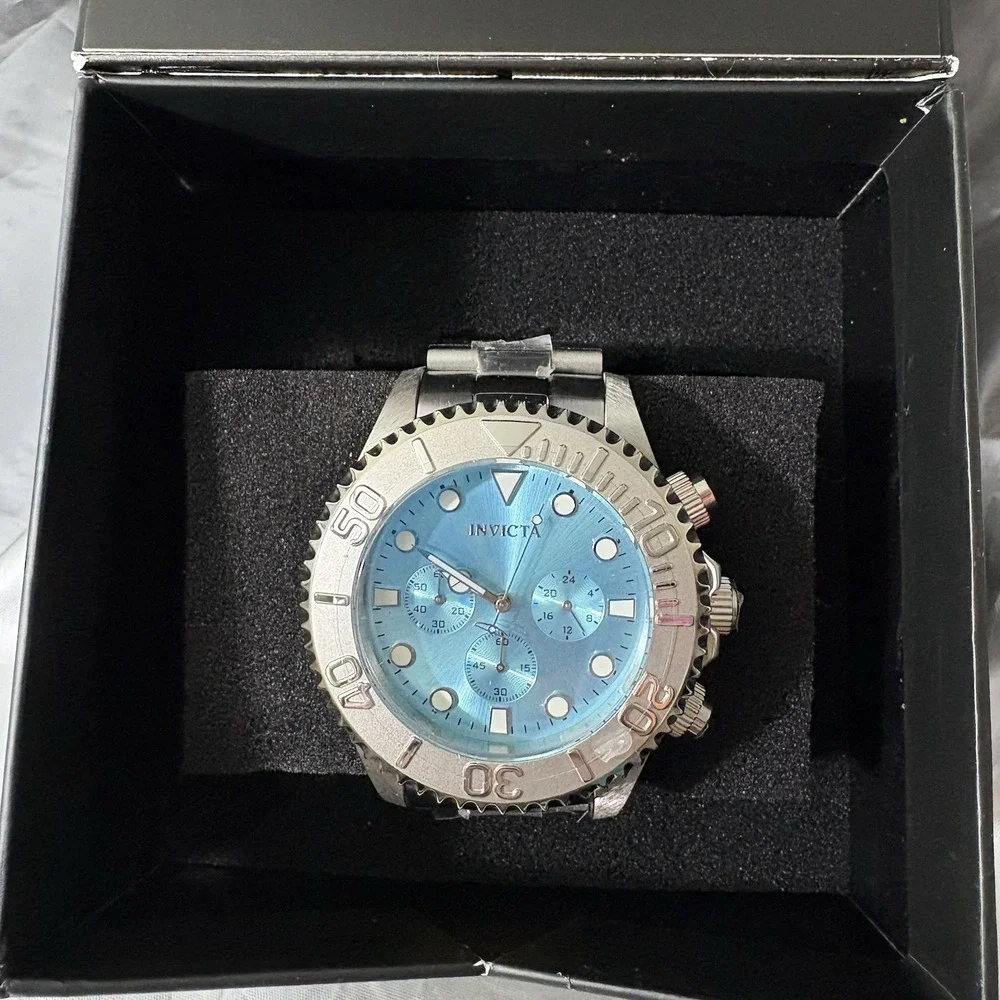 Invicta Grand Diver‎ Men's Watch - 47mm Turquoise Tiffany Blue Face 49213 - BNIB